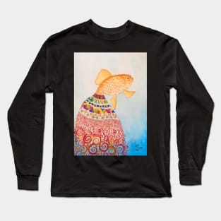 Mango the Goldfish Long Sleeve T-Shirt